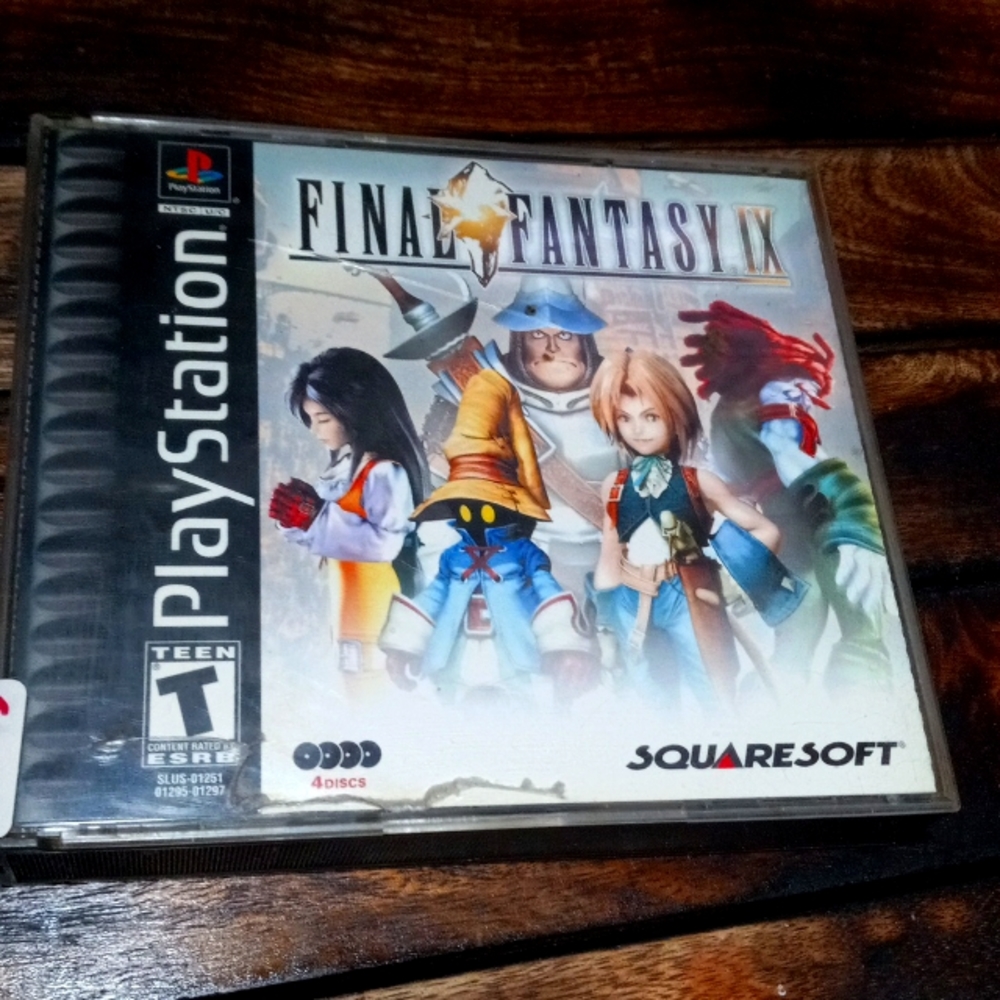 G-15 PS1 BLACK LABEL 4 DISC - FINAL FANTASY IX game